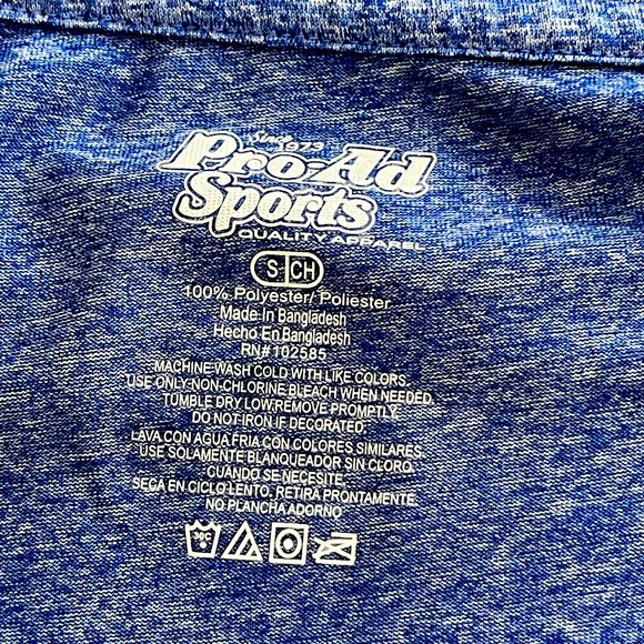 Pro Ad Sports Quality Apparel Florida Gators Unisex Tee Size Small Blue in Color - Picture 4 of 4